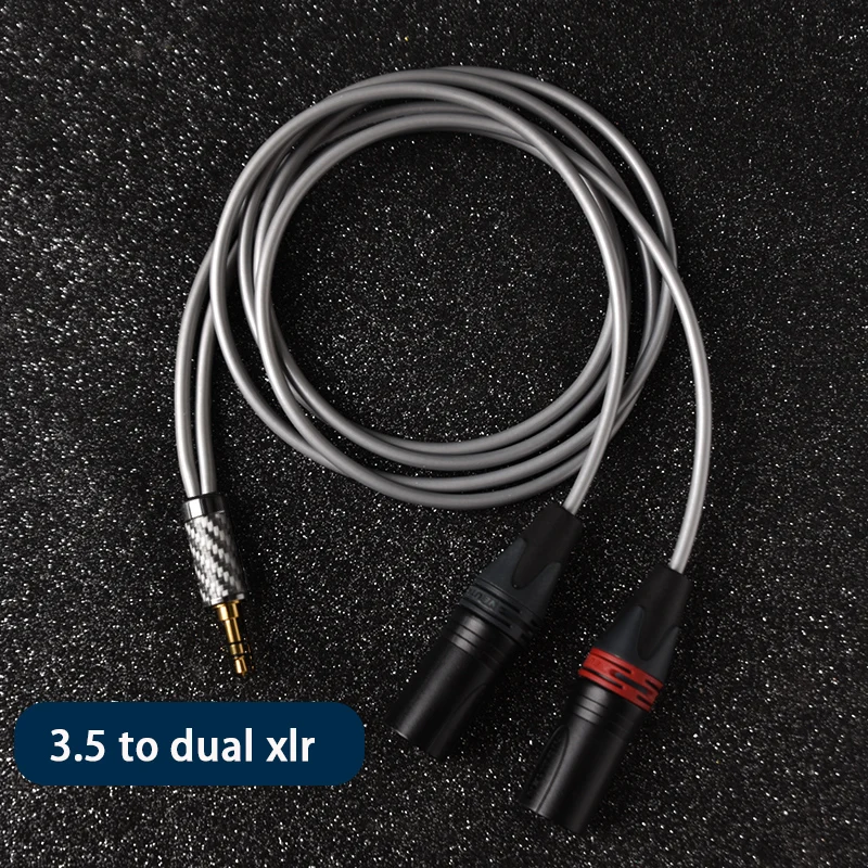 4.4 3.5 2.5mm male to dual 3 pin xlr balanced for zx300a nw wm1A hiby fiio lriver Microphones Speakers Sound Consoles Amplifier