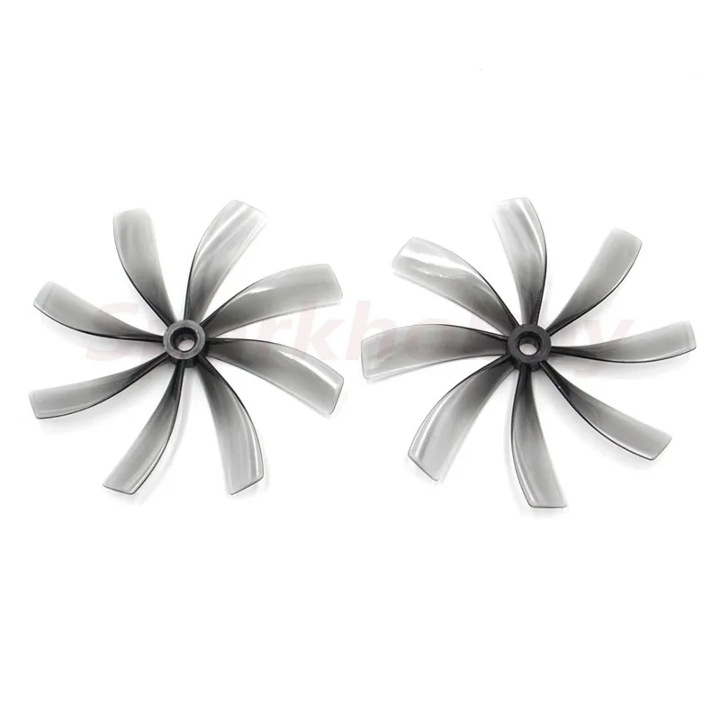 2Pairs NEW HQ Duct 89MM 8-blade CW CCW 3.5inch Cinewhoop FPV Prop Propeller 5mm Shaft RC 3.9g For FPV Quadcopter Drones Parts