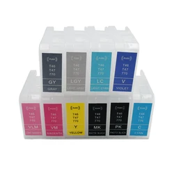 T47 T46 Refillable Ink Cartridge For Epson Surecolor P700 P703 P704 P706 P708 P900 P903 P904 P906 P908 Printers 60ML 10Colors