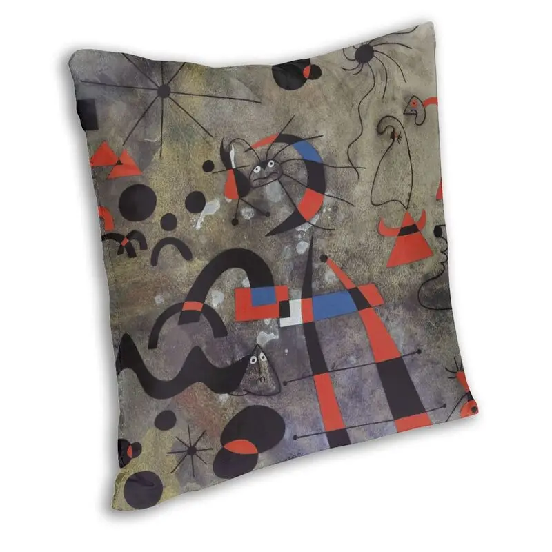 The Escape Ladder Pillow Cover Decoration Joan Miro Abstract Art Cushion Case Throw Pillow for Car Double-sided Printing