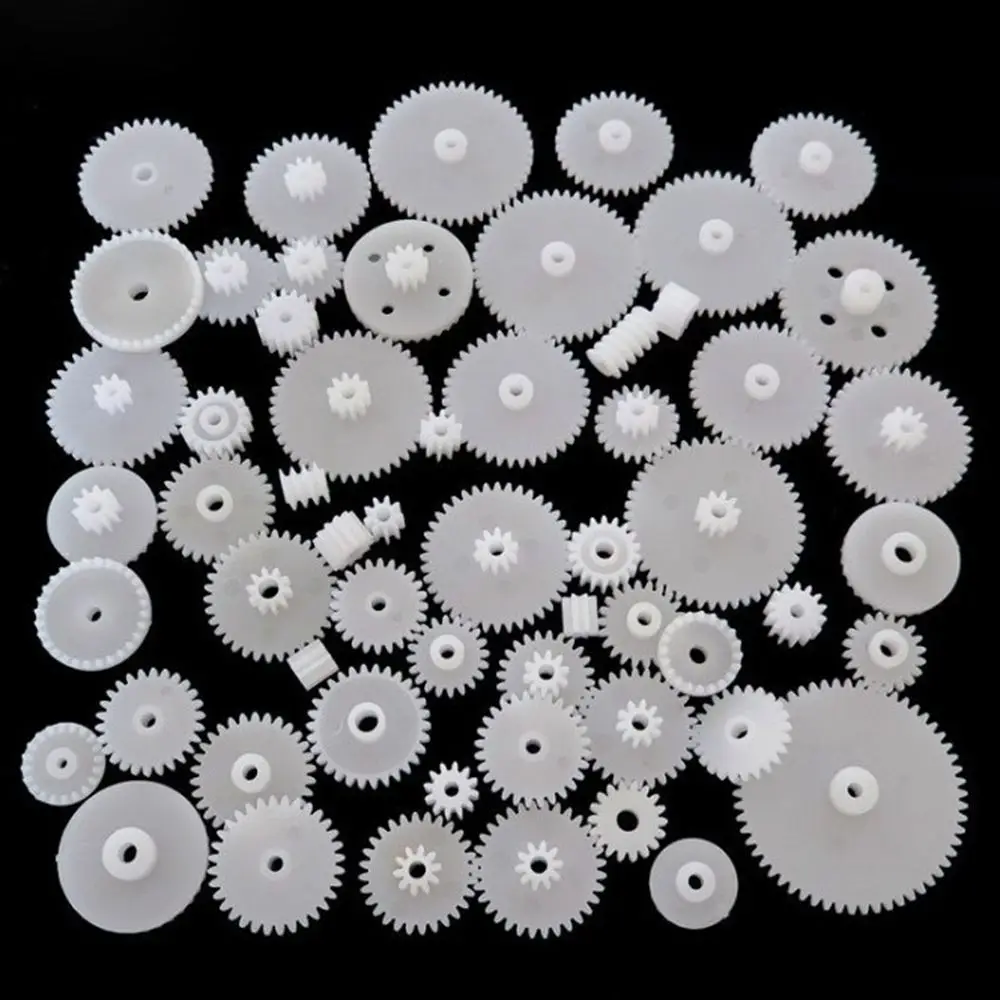 58 styles Plastic All Module 05 Robot Parts Reduction Gear Bag Toothed Wheels WSFS Gears DIY Motor Gear Accessories