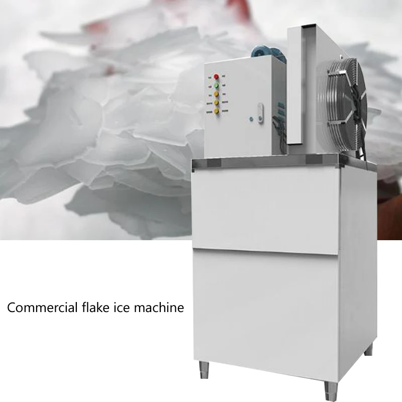 Automatic Ice Making Machine Commercial flake Ice Maker Electric Ice Making Machine 100KG Capacity for Wholesale market