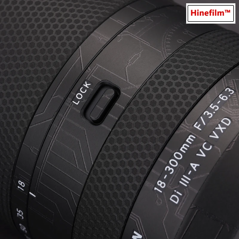 Виниловая наклейка на объектив 18-300 дюйма для Tamron 18-300 мм F/3,5-6,3 Di F3.5-6.3 VC VXD для объектива Fujifilm