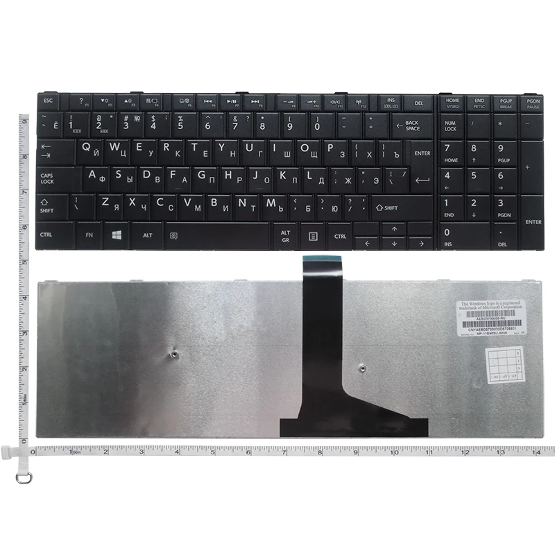 GZEELE New RU Keyboard For Toshiba Satellite C75D L70 L75 S50 S55 C70 C70-A C70D C75 Black russian Laptop Keyboards