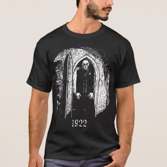 

Nosferatu Goth Men's Black Tees T-Shirt Clothing