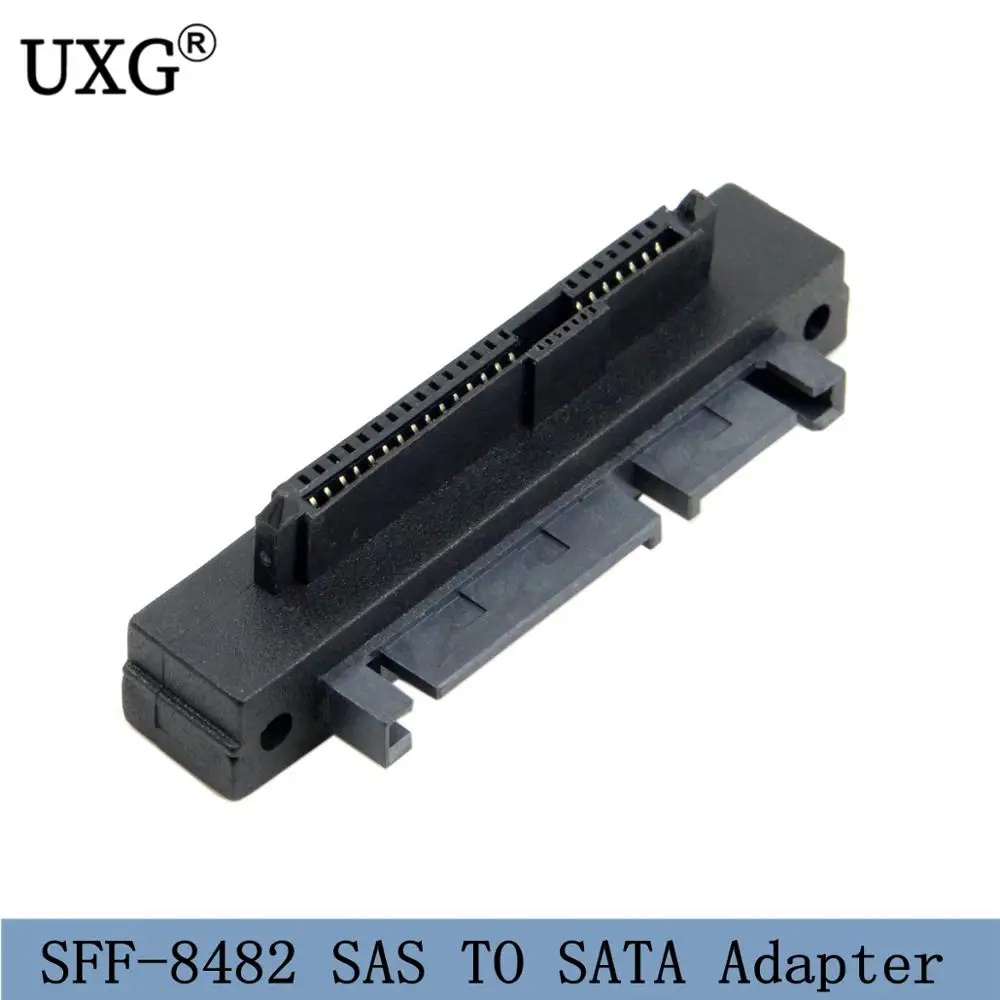 SFF-8482 SAS na SATA Adapter kątowy 90 stopni Konwerter Prosta głowica do płyty głównej dysku twardego SAS