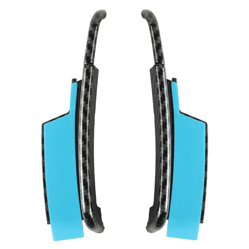 For Mercedes W176 A160 A180 A200 A250 A45 AMG 2013-2019 Rear Bumper Cover Trim Fender Flare Extension Wheel Eyebrow Carbon Black