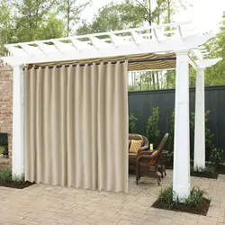 Tende oscuranti per esterni, tende da Patio impermeabili, linguetta superiore, tre strati per l'isolamento termico