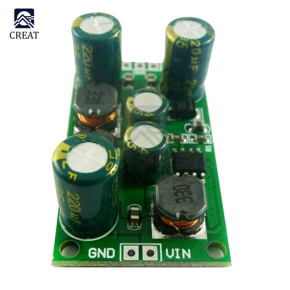 DD1912PA 2 in 1 8W Boost-Buck Dual +- Voltage Board 3-24V to 5V 6V 9V 10V 12V 15V 18V 24V for ADC DAC LCD op-amp Speaker