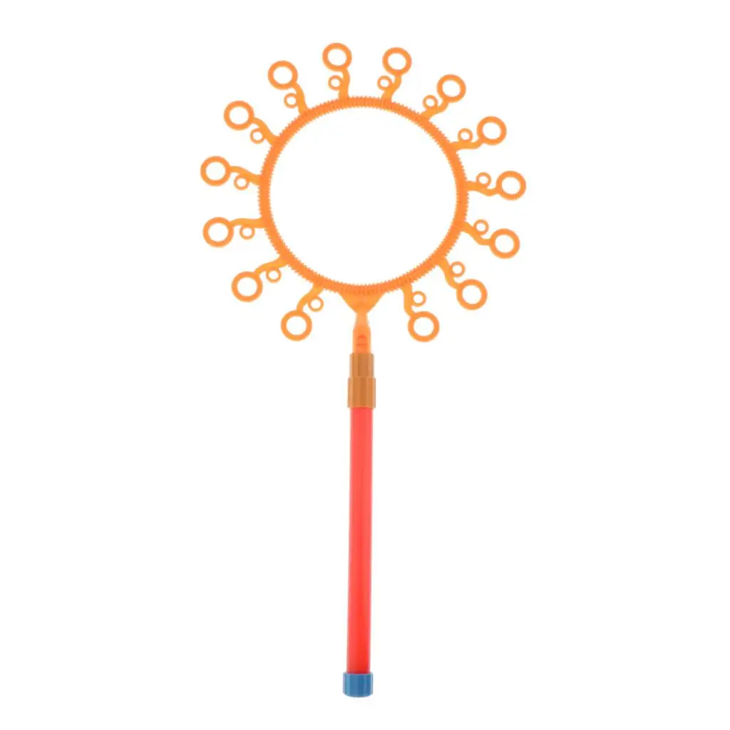 버블 스틱 만들기 지팡이 반지, 버블 쇼 소품, 어린이 유아 장난감, 버블 메이커 지팡이 반지, 어린이 야외 장난감