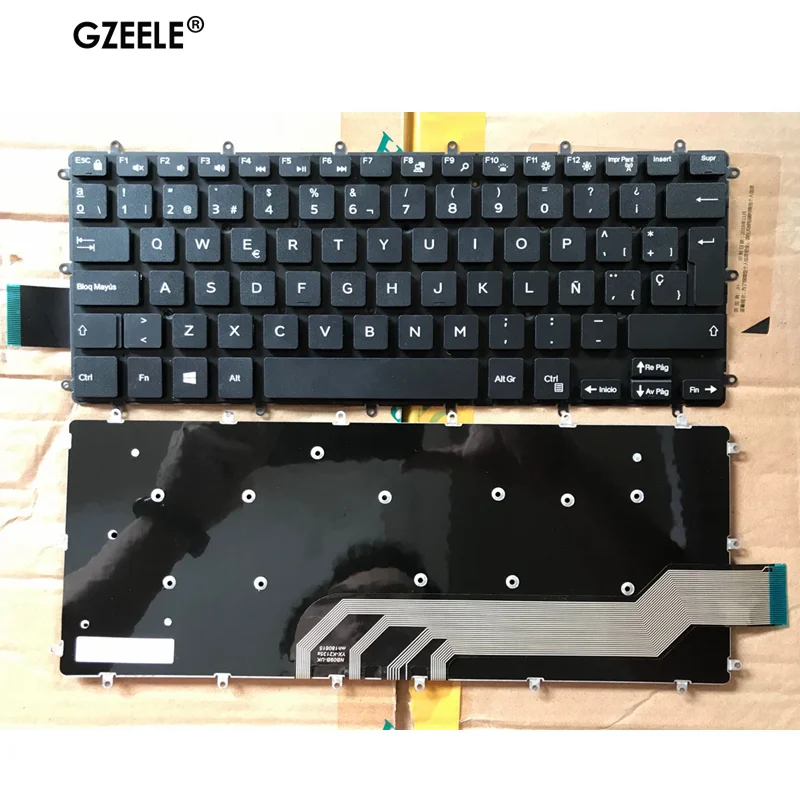 FR/SP Spanish laptop keyboard for Dell Inspiron 14 Gaming 7466 7467 14-7000 14-7466 7460 7378 13 5368 5378 7368 NEW