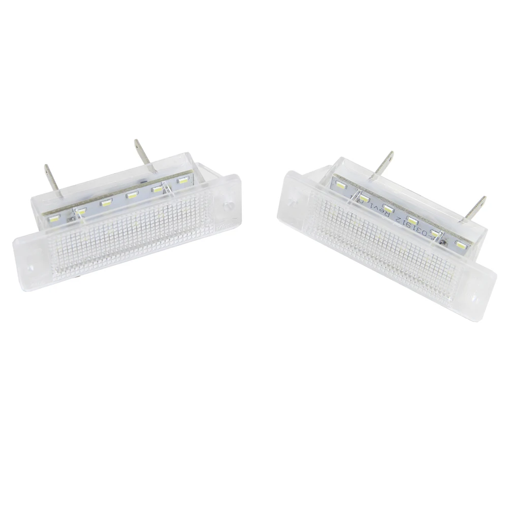 2 قطعة لأوبل أسترا F 1992-1998 ل كاليبرا 1989-1997 سطوع عالية الأبيض لوحة ترخيص LED ضوء رقم لوحة مصباح