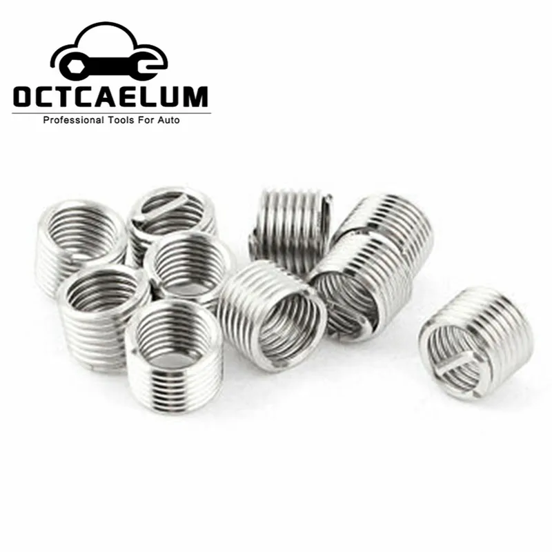 

10PC M14 X 1.5 X 12.4mm Thread Repair Helical Coil Wire Inserts Car Motorcycle Tools For Helicoil ST0059L1