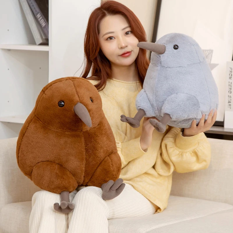 30/40cm  Lifelike Kiwi Bird Plush Toy Cute Stuffed Animal Doll Soft Cartoon Pillow Lovely Birthday Gift Home Decor