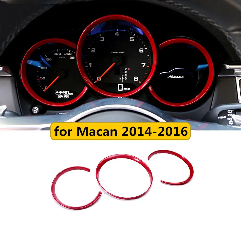 

Автомобиль Рамка приборной панели кольцо для Porsche Cayenne, Panamera Macan Boxter 2010 2011 2012 2013 2014 2015 2016 аксессуары из алюминиевого сплава