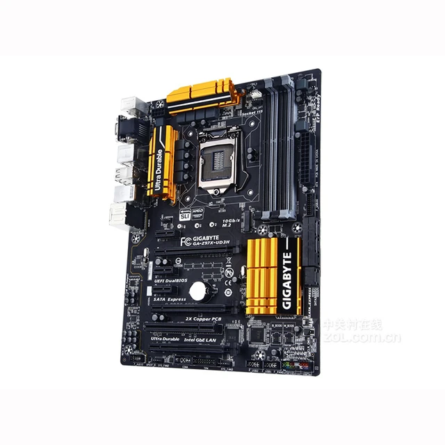 ギガバイト GA-Z97X-UD3H マザーボード LGA 1150 DDR3 USB3.0 32 グラムインテル Z97 Z97X-UD3H  デスクトップマザーボード ATX システム使用 - AliExpress