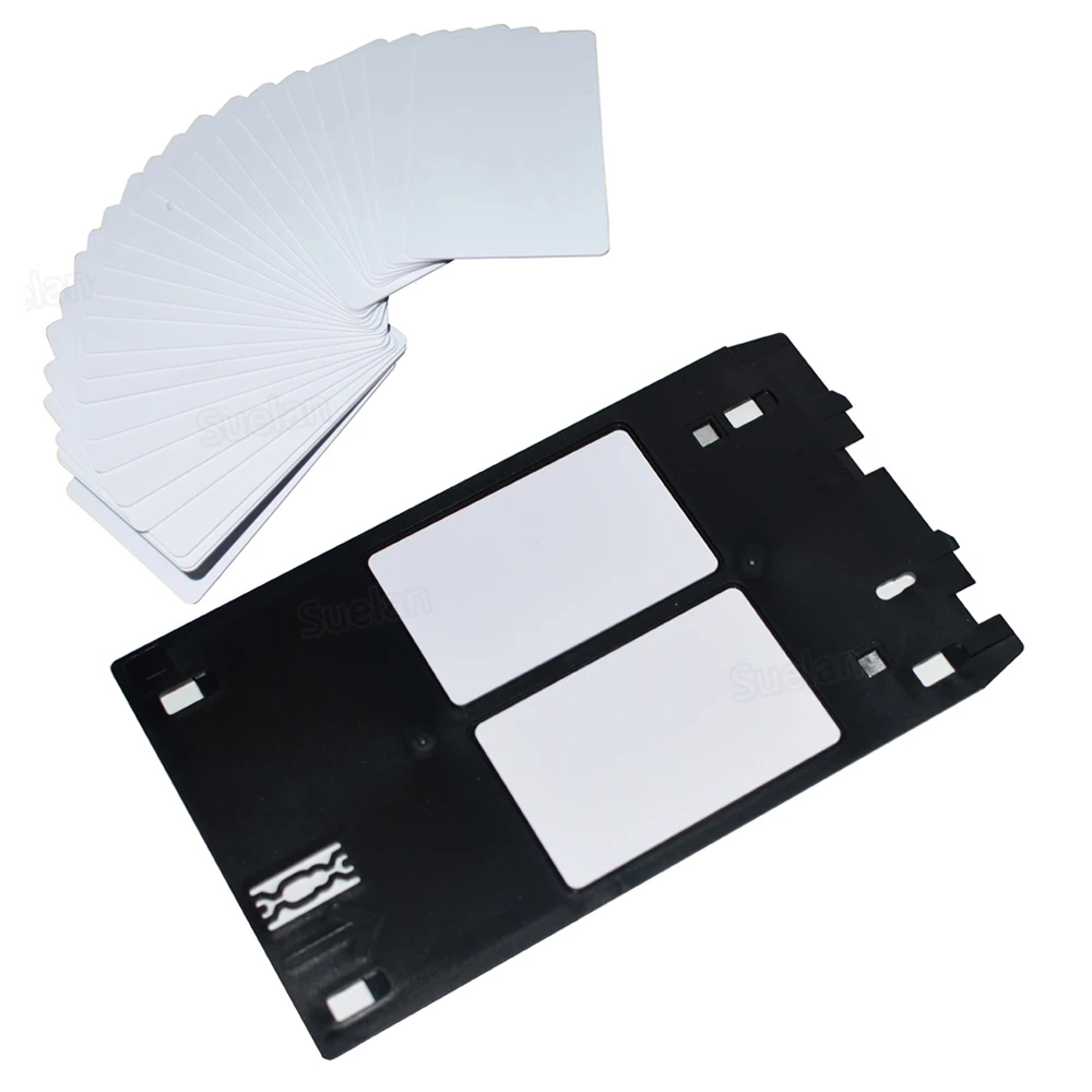 100 Pcs Printable Inkjet PVC Card Waterproof Plastic ID Card Business Card for Epson Canon Printer