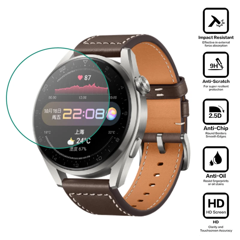 Huawei Watch 3 Pro 48mm Smartwatch 3pro 디스플레이 화면 보호기 커버 보호용 강화 유리 투명 보호 필름 가드