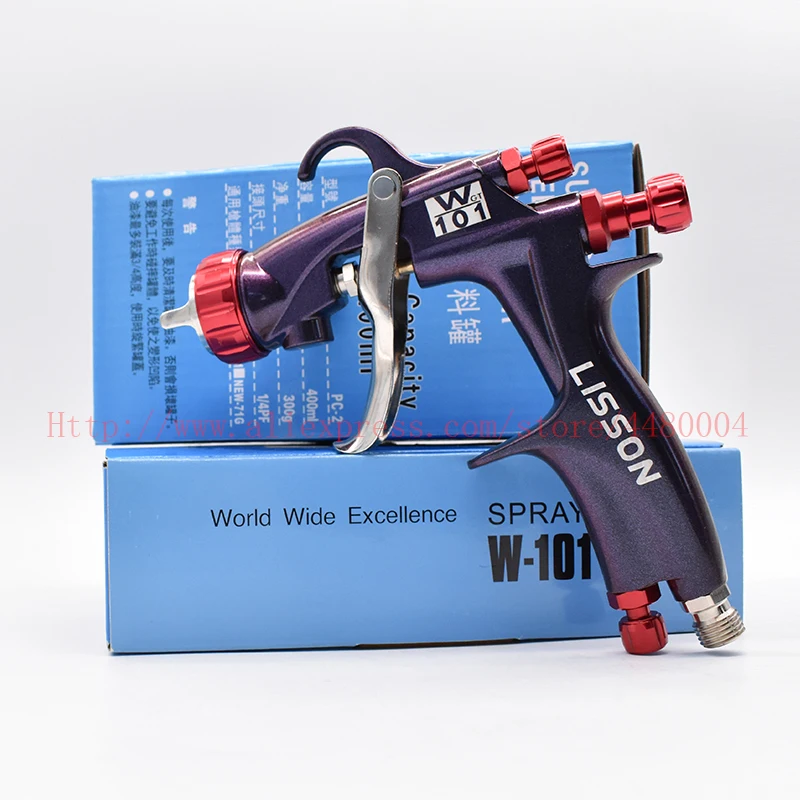 High quality spray gun gravity spray gun air spray gun 1.0mm 1.3mm 1.5mm 400CC plastic pot professional car spraying tool