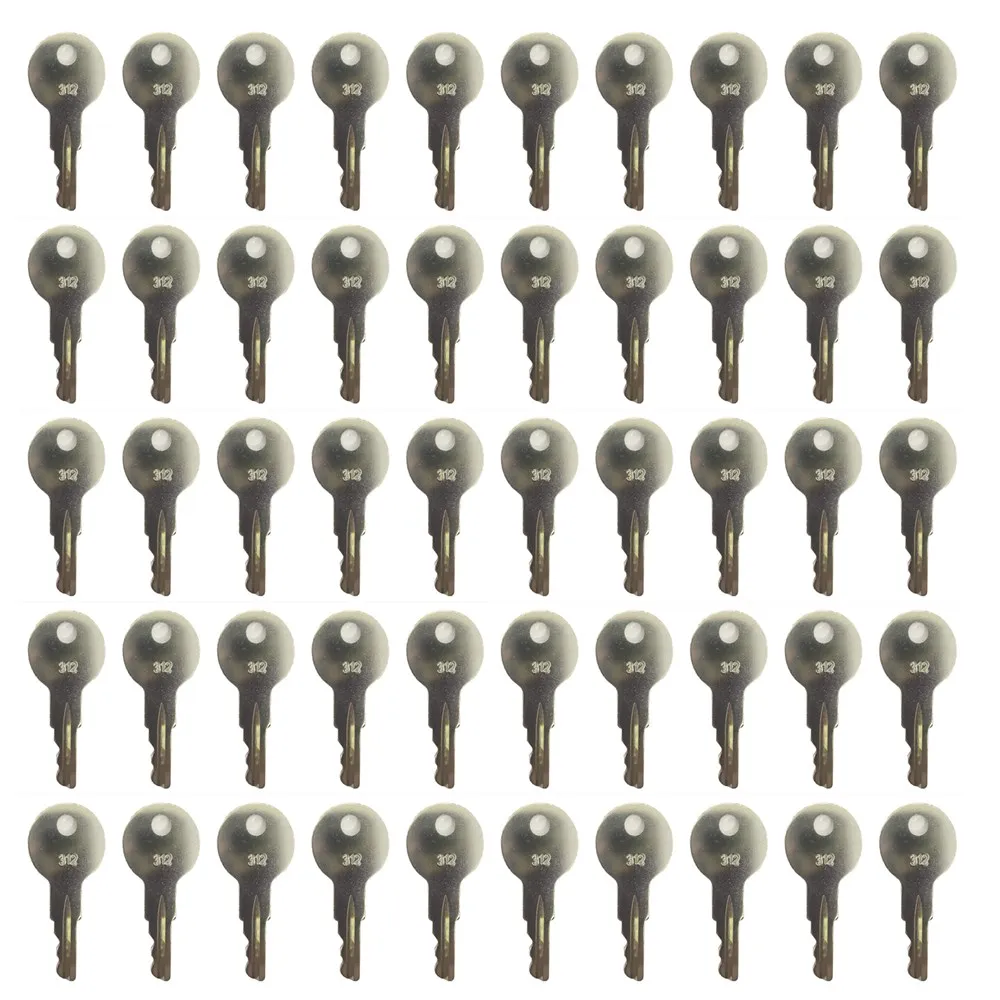 50 key For Compatible Equipment For Case, For Caterpillar, Champion, Ford,For Link-Belt