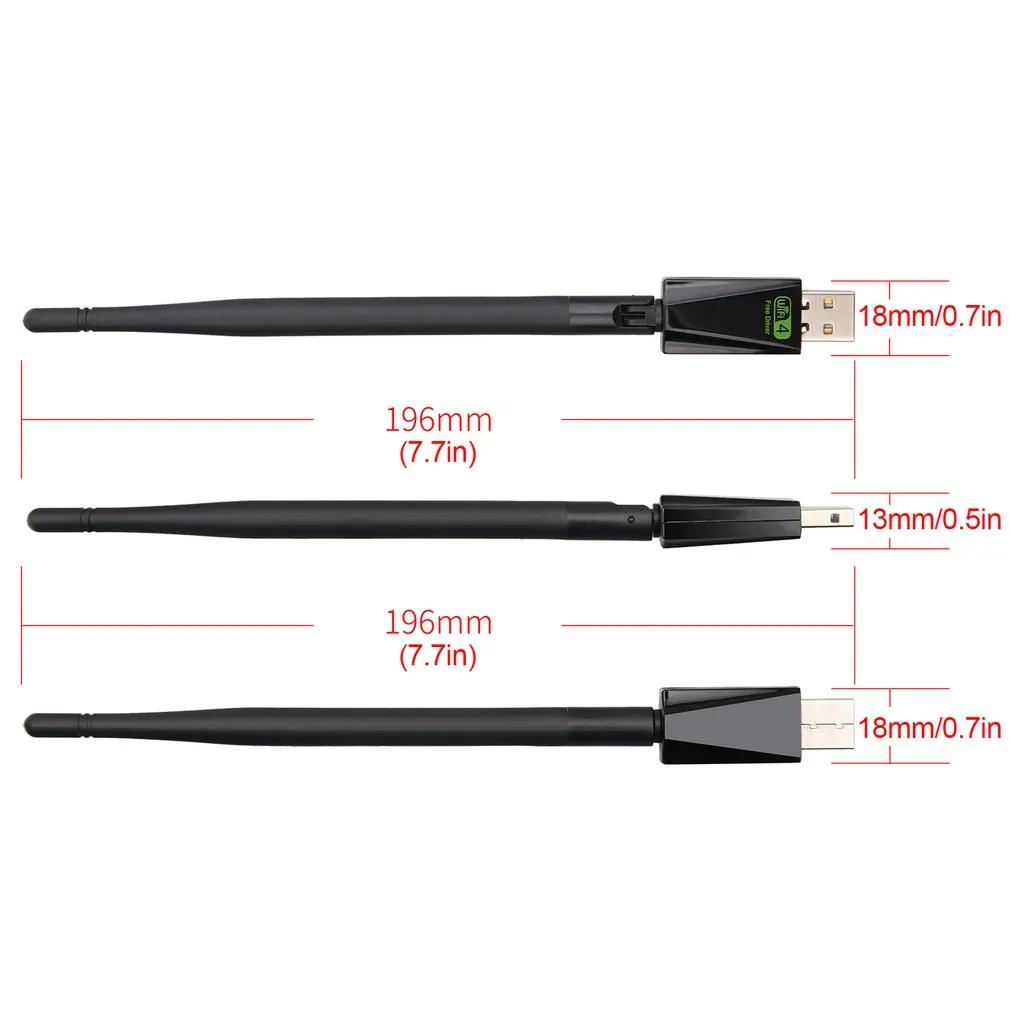 USB Wireless Network Card Computer Wireless Network Adapter M150L-150M Driver-free Single Frequency 2.4GHZ