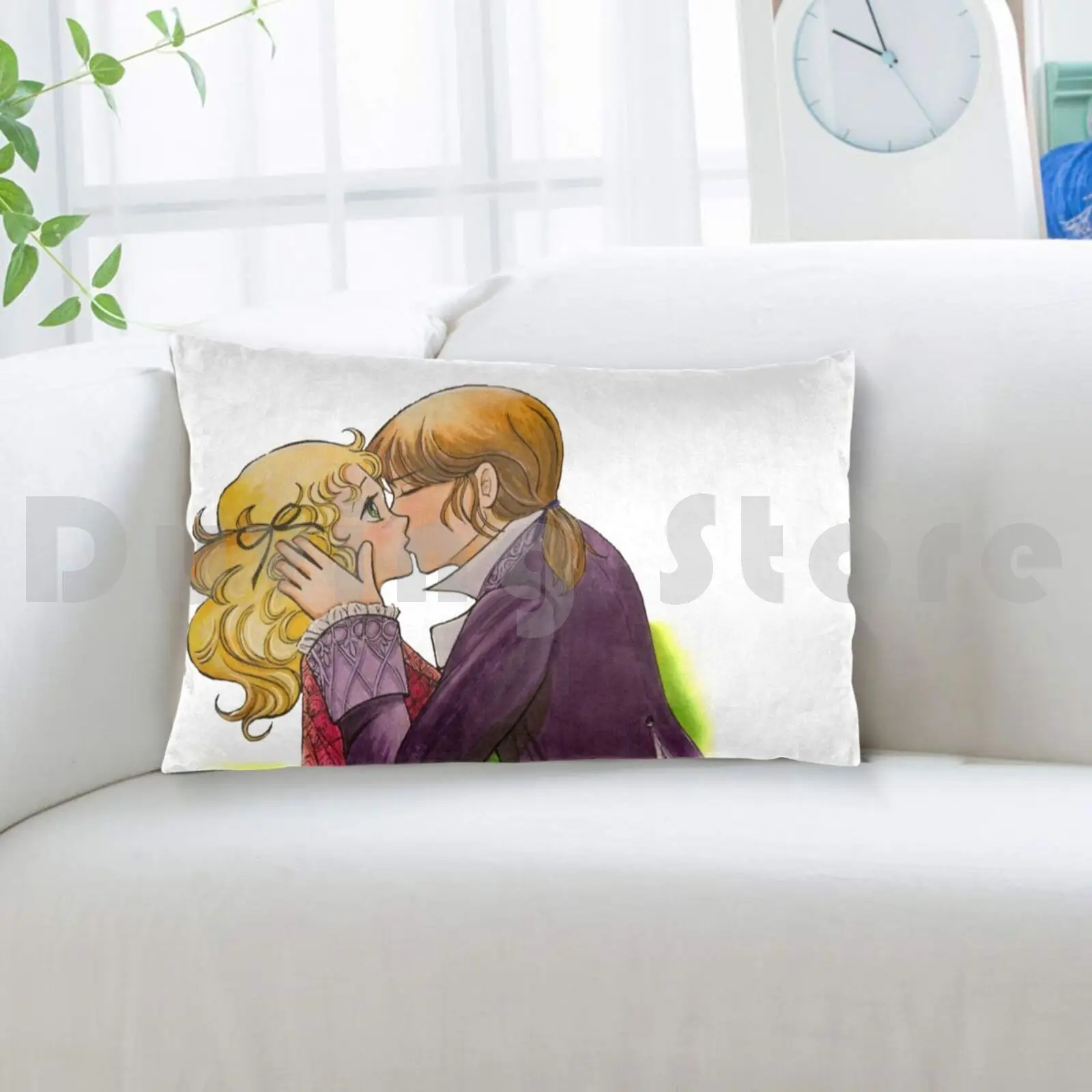 El Beso De Julieta (حلوى الحلوى) كيس وسادة مطبوع 35x50 مانغا أنيمي كاندي كاندي روميو جولييتا