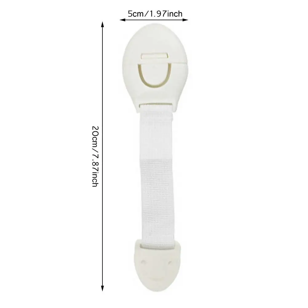 Child Safety Strap Locks Strong Adhesive Childproof Latches For Cabinet Door Drawer Oven Toilet Seat Refrigerator No Drilling