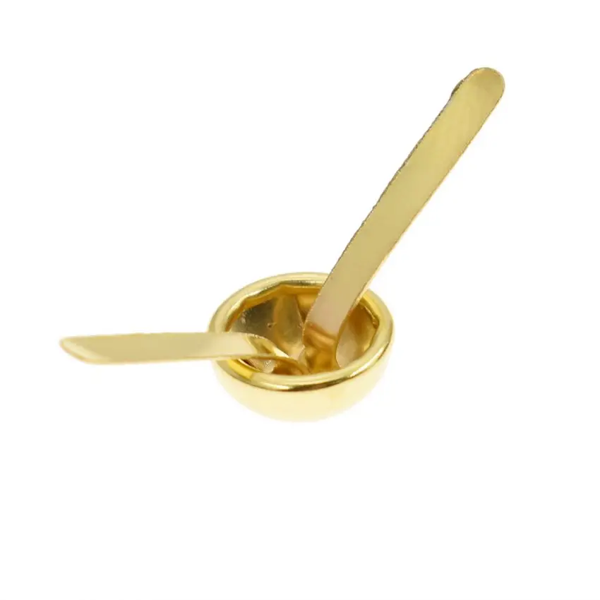 200PCs Rivets Spike Studs Spots Cone Silver Tone Round Scrapbooking Brads Punk Bag Clothes 8/10/12/15mm - Image 4