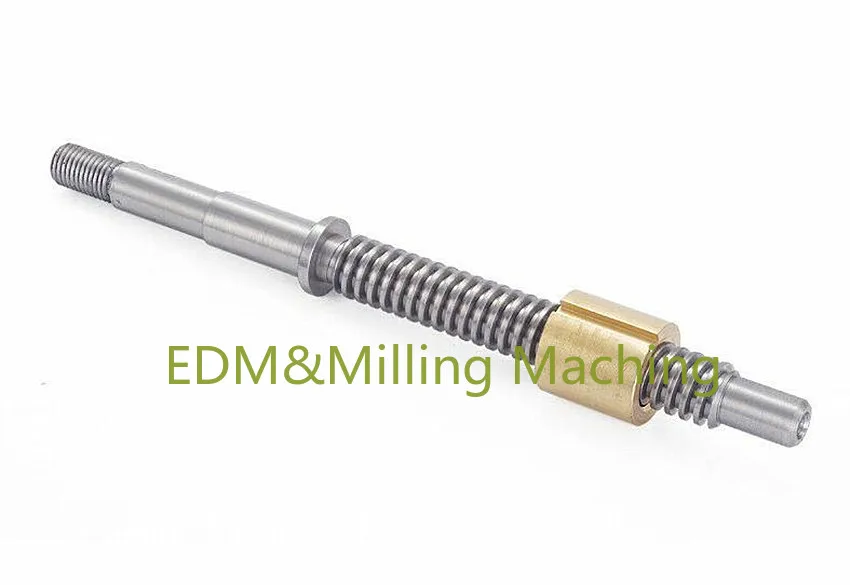 

1Set High Quality CNC Lathe Part Tailstock Lead Screw & Nut Milling Machine C6132 / C6140A1 Total Length 260mm DURABLE