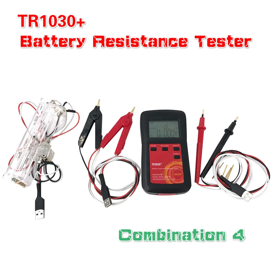 

Upgrade YR1030 Lithium Battery Internal Resistance Test TR1030 Electrical DIY 18650 Nickel Hydride Button Dry Battery Tester C4