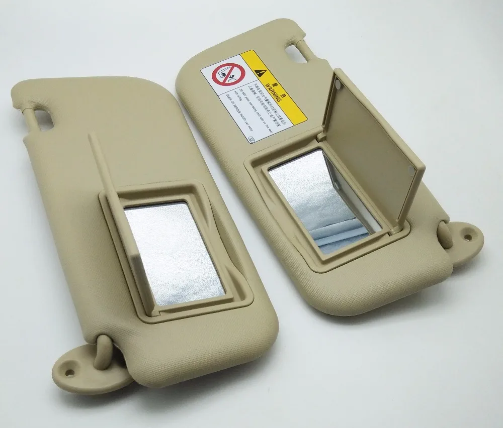 Auto accessories car sun visor For Toyota 2014-2017 Corolla with a make-up mirror sun visor  beige