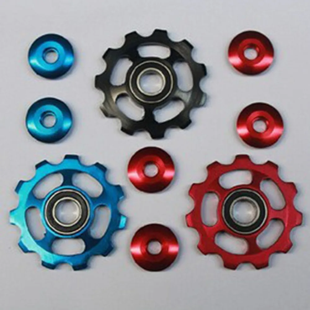 11 T อลูมิเนียมอัลลอยจักรยาน MTB ด้านหลัง Derailleur Pulley Jockey จักรยานท่องเที่ยว Roller Tensioner ส่วนจักรยานอุปกรณ์เสริม