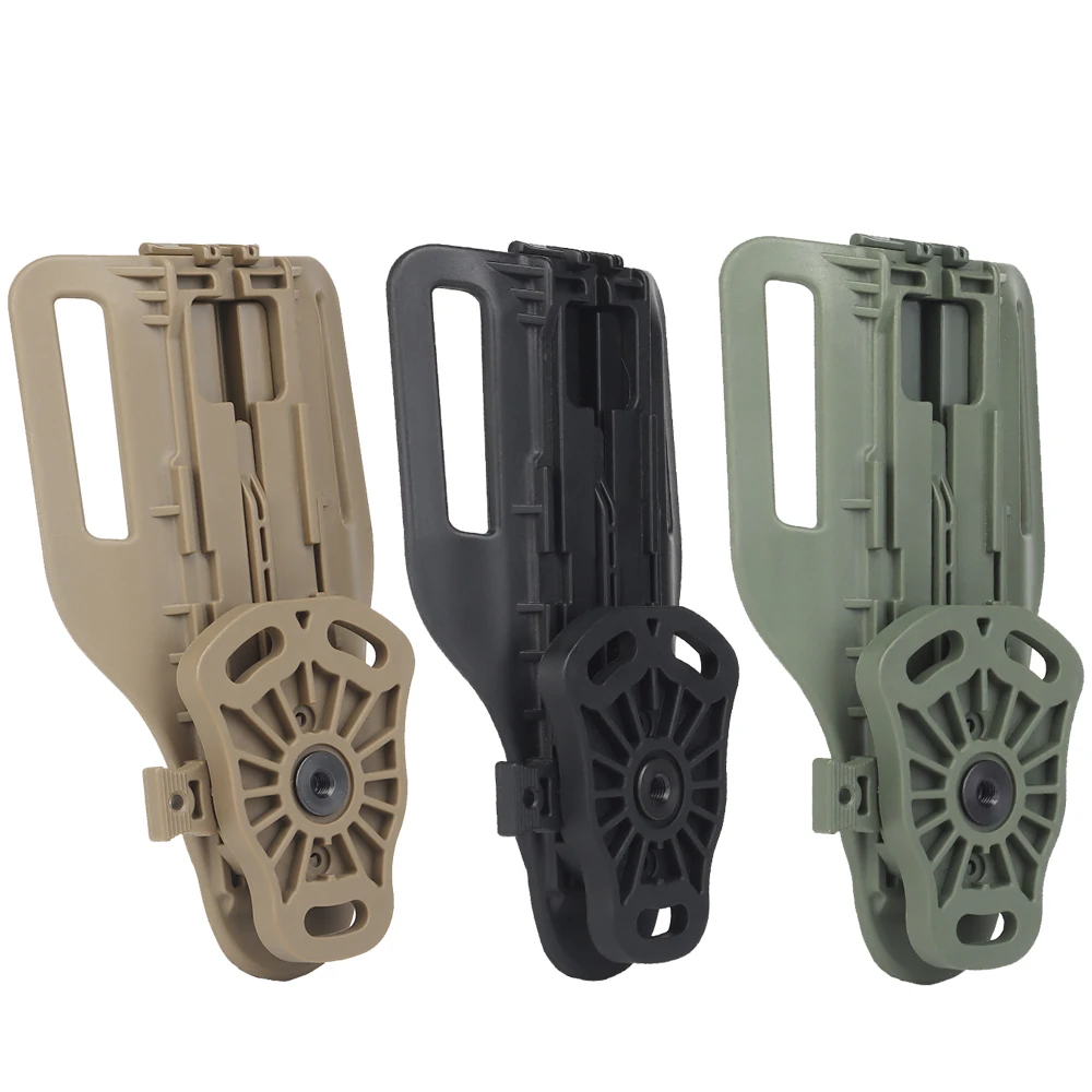 Airsoft Gun Holster Adapter, Belt Loop, Adjustable Paddle for KYDEX Glock 17 19, SIG SAUER P226, Colt 1911, Waist Platform