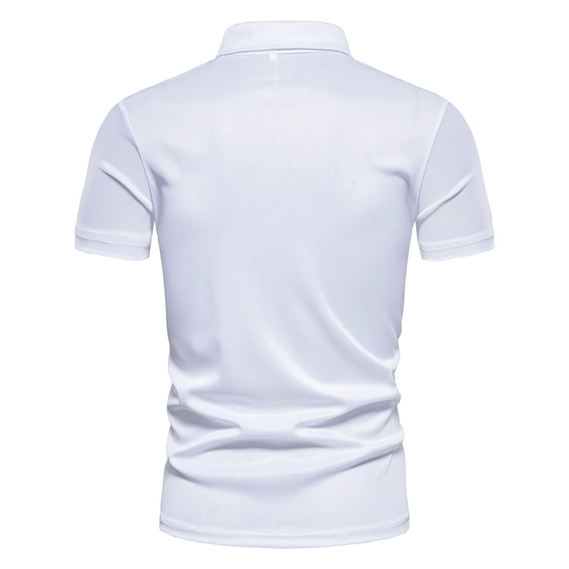 Brand new fashion all-match slim casual polo shirt Men's short-sleeved polo shirt