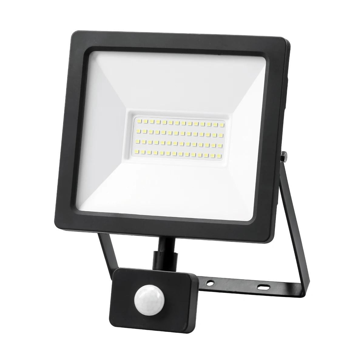 50w! Led Motion Sensor Floodlight Induction Style Ip65 Cold White Light 6000k Human Body Induction Water Proof Lamp