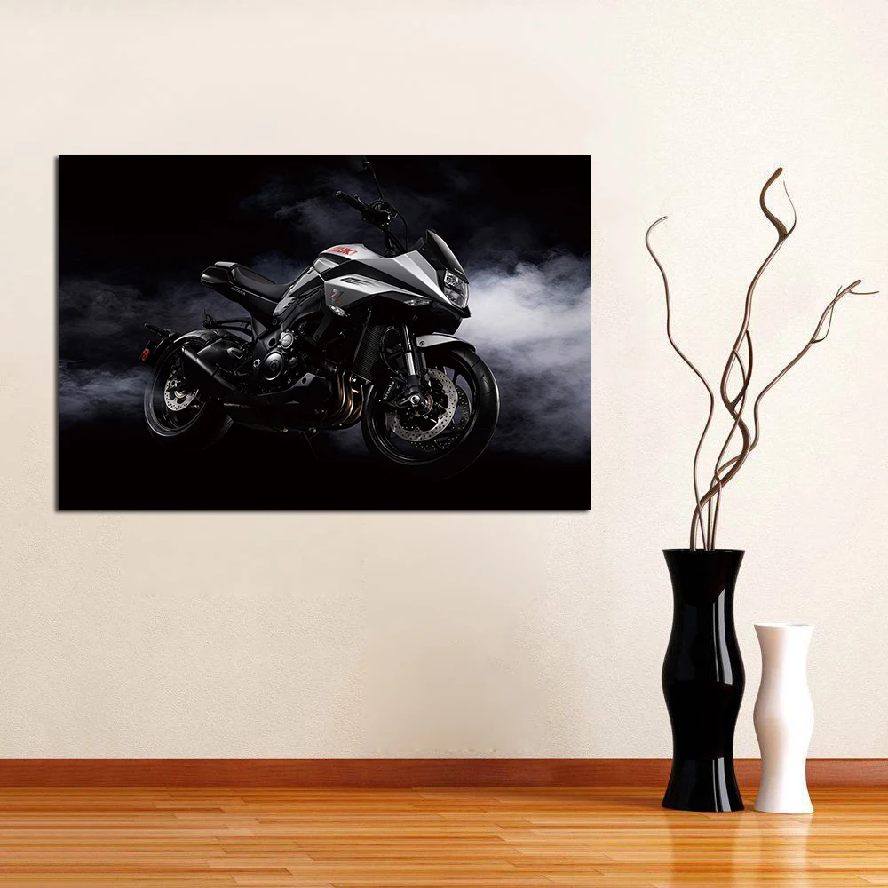 Canvas Prints Posters Suzuki GSX S1000S Katana Motorcycles Canvas Painting Decoration For Living Room