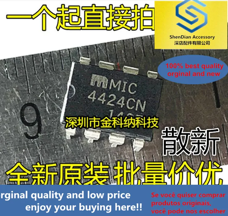 

10pcs only orginal new MIC4424CN MIC4424YN MIC4424 DIP-8 power management chip can be straight shot