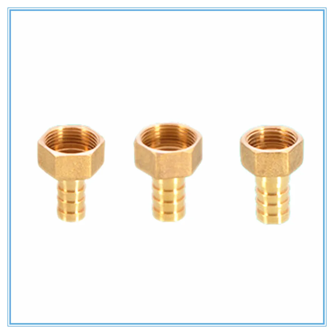 Pipe Fitting ID 8mm 10mm 12mm 14mm 16mm 19mm Hose Barb Tail 3/4 BSP Female Thread Connector Joint Copper Coupler Adapter