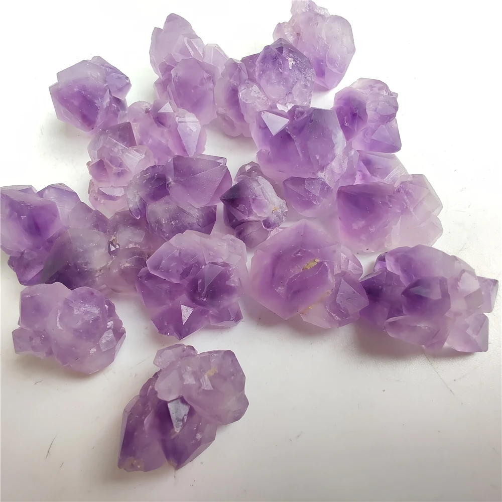 100g Natural Raw Stone Crystal Amethyst Irregular Rock Purple Mineral For Chakra Healing Specimen Collection Garden Decor