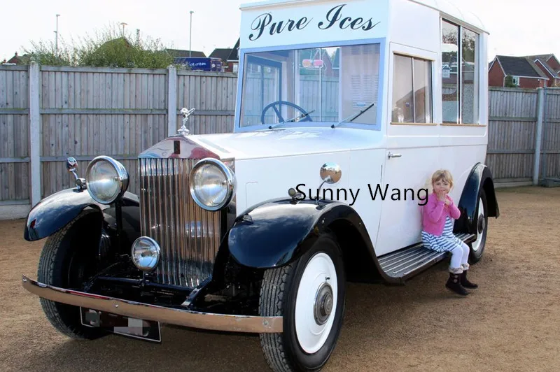 Kem Văn Di Động Softee Xe Tải Vintage Thực Phẩm Xe Tải Vintage Hộp Đựng Thức Ăn Di Động Phục Vụ Ăn Uống Servi Đầu Karaoke