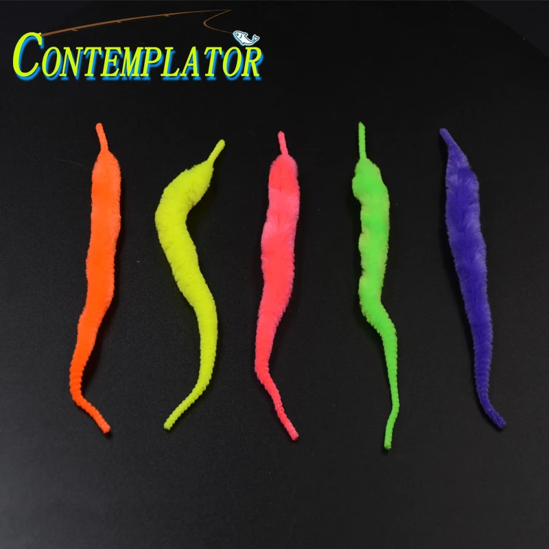 10pcs/pack 5colors Assorted Dragon Tail Catching Large Gamefish Fly Tying Materials 14.5cm Dragon Tails for Saltwater Fishing