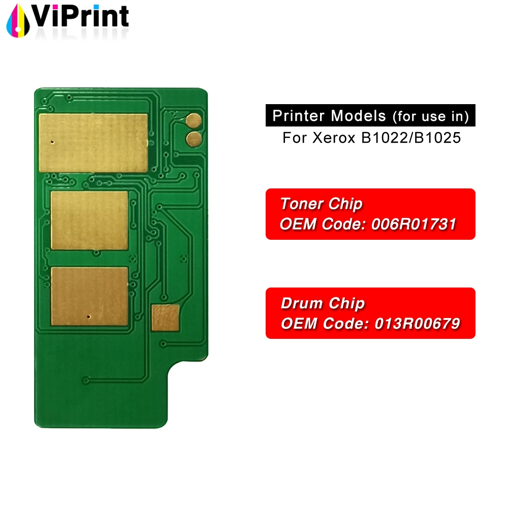 006R01731 013R00679 Toner Drum Cartridge Chip for Xerox B1022 B1025 Multifunction Printers Refill Powder Imaging Unit Reset