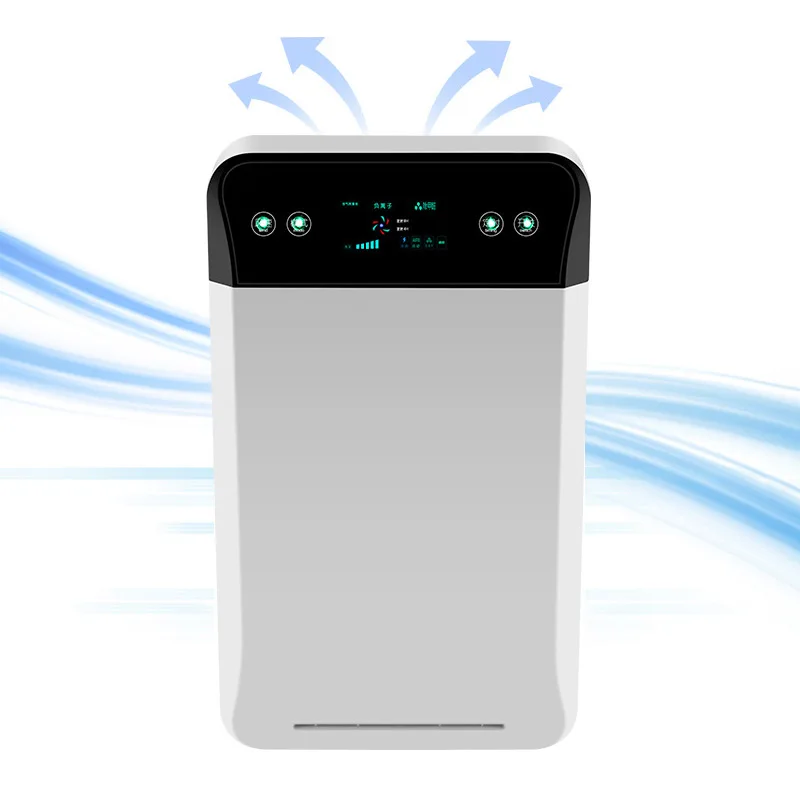 Air Purifier With HEPA Filters Fresh Air Negative Ion Anion Smoke Dust Home Office Purify Air Cleaner Machine Household HR-889