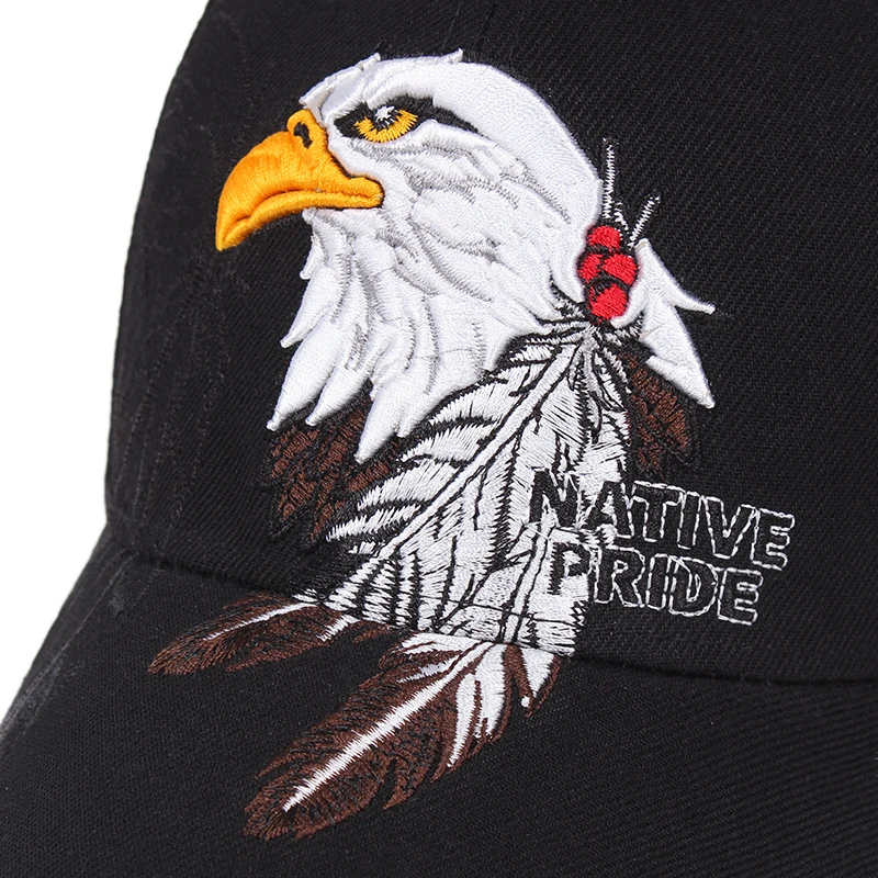 Unisex Eagle Embroidered Snapback Hip Hop Hats Tactical hat Baseball Cap Adorable Sun Caps Fishing Hat for Men Women