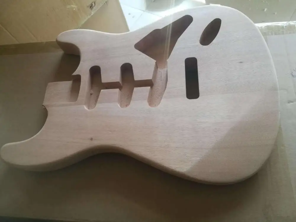 Unfinished Guitar Body SSS style electric Guitar Body Replacement Guitar parts accessories solid wood parts