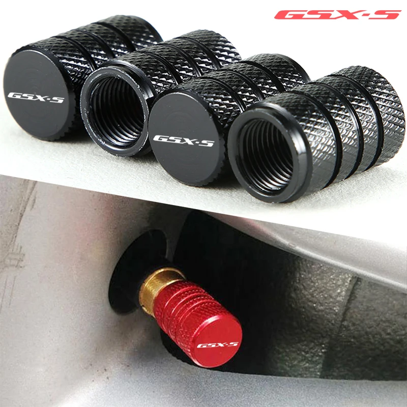 GSX-S CNC Tire Valve Wheel Air Stem Cover Caps For SUZUKI GSX-S750 GSX-S1000 GSX-S1000F GSX-S250 GSX-S150 GSXS 750 1000 250 150