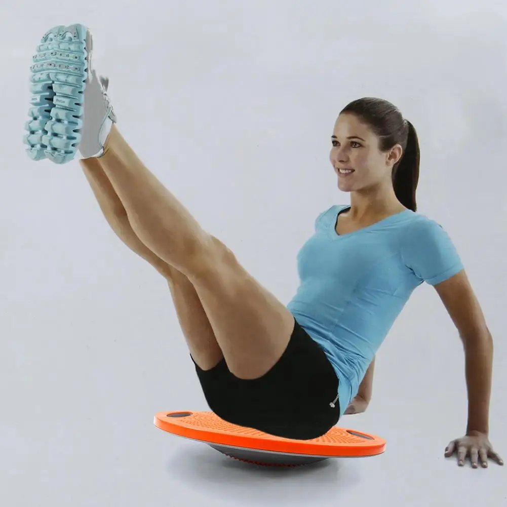 Wobble Balance Board Balance Stability Trainer Skid-proof 360 Degree Rotation For Exercise Basic Standing Posture 1pcs 41.5CM