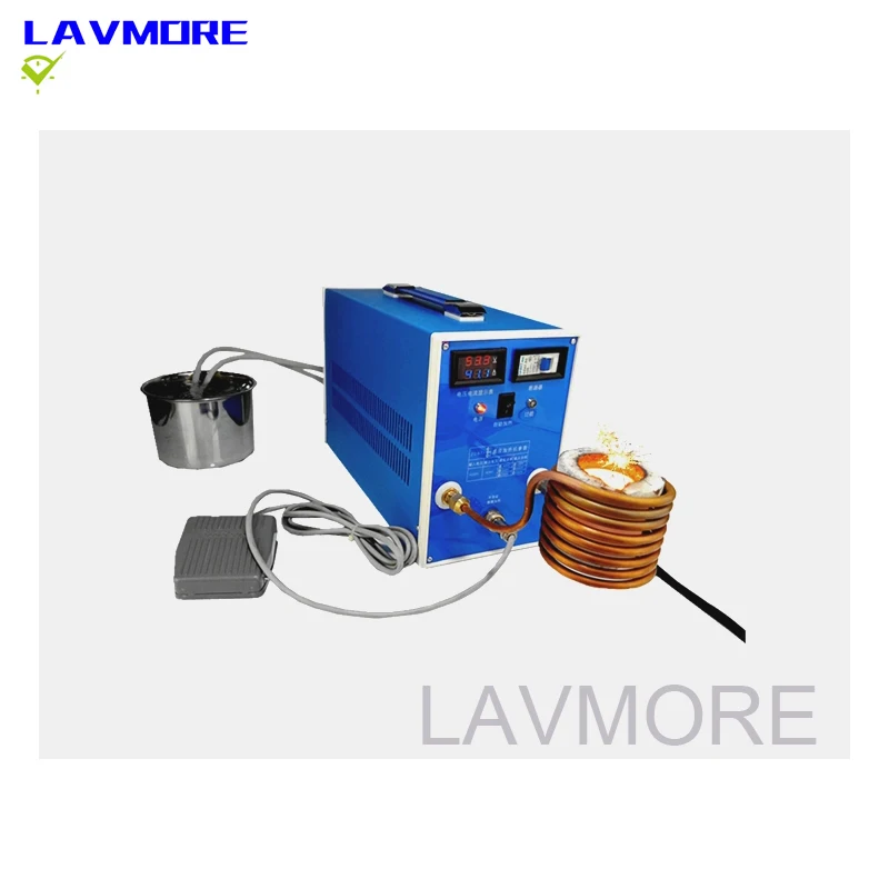 High Frequency Induction Heating Machine zvs Induction Heater Silver Gold Melting Furnace 2000w 220v