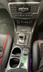 8PCS Real Carbon Fiber Car Interior Modification Cover Trim Set For Mercedes Benz 2014-2015 CLA45 W117 A45 W176 GLA W156