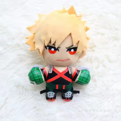 15CM My Hero Academia Anime Izuku Midoriya Katsuki Bakugou Shouto Todoroki Plush Pendant Toy Soft Plush Doll Gift - Image 8